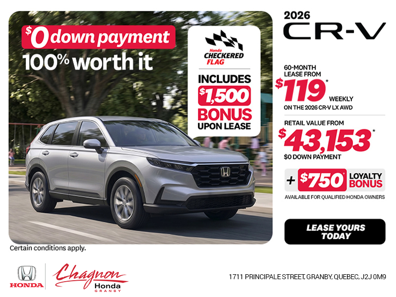 Get the 2026 Honda CR-V!