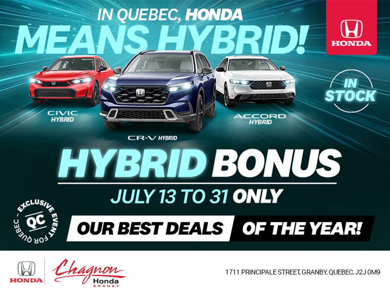 Honda Monthly Event!