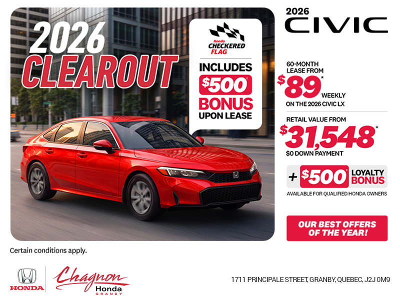 Get the 2026 Honda Civic!