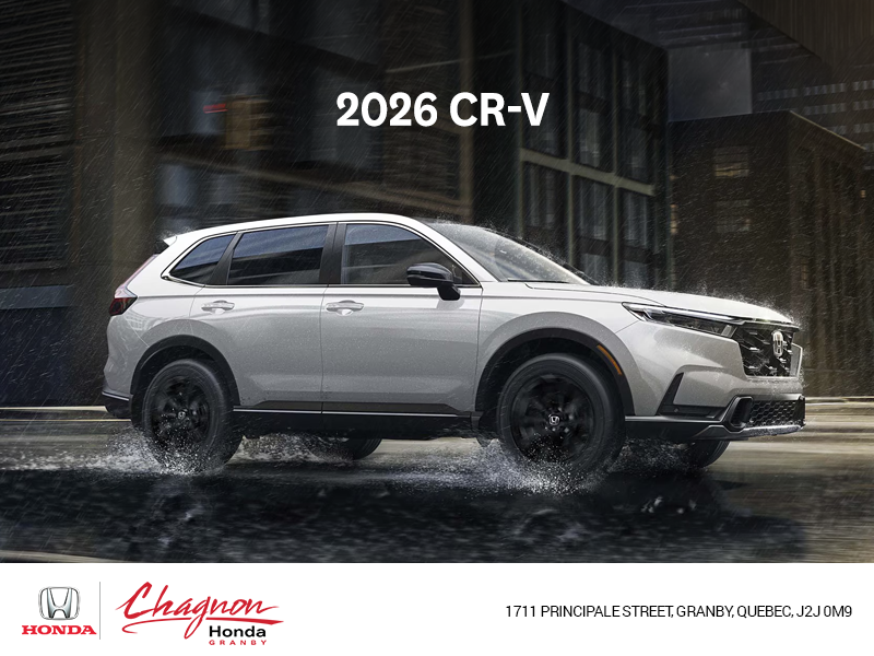 Get the 2026 Honda CR-V!