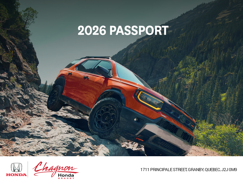 Get the 2026 Honda Passport!