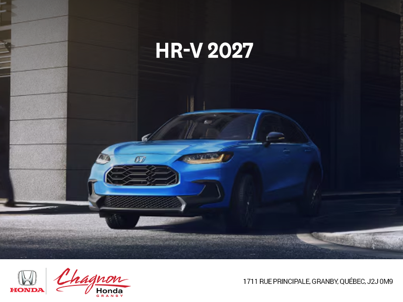 Obtenez la Honda HR-V 2027!