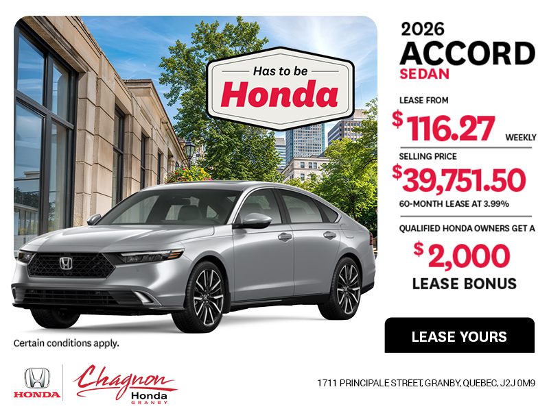 2026 Honda Accord