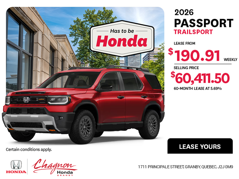 2026 Honda Passport