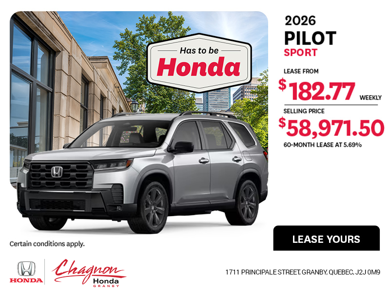 2026 Honda Pilot