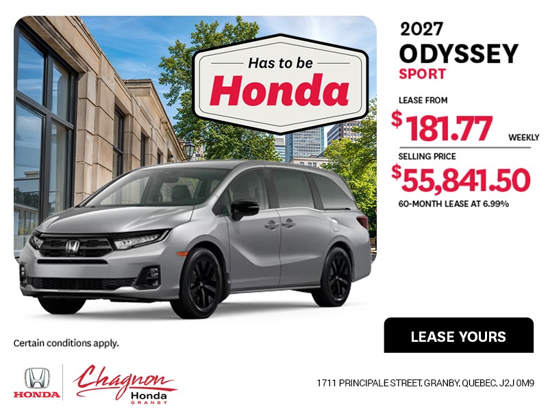 2027 Honda Odyssey