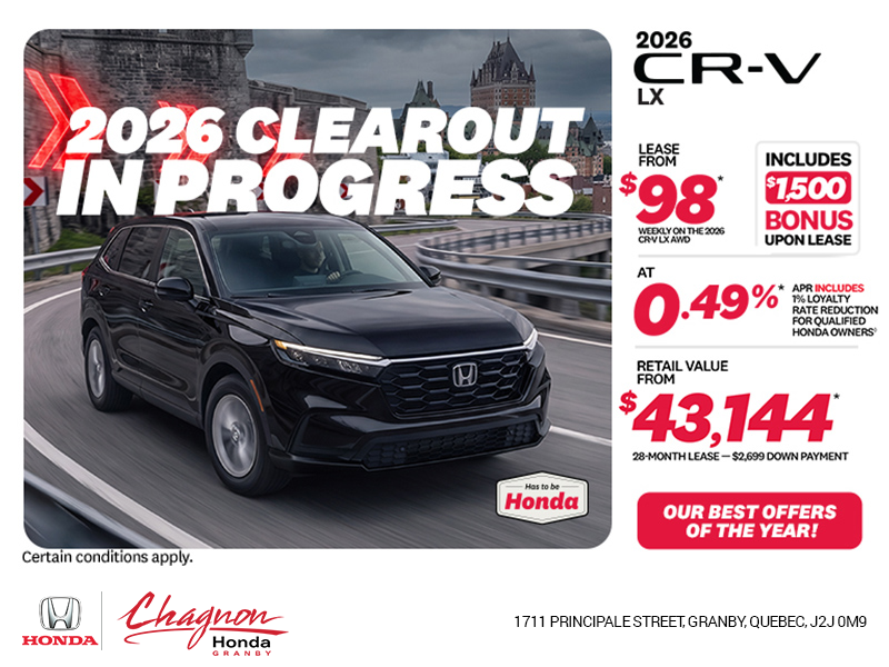 Get the 2026 Honda CR-V!