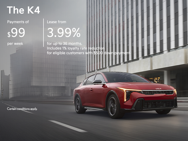 Get the Kia K4 !