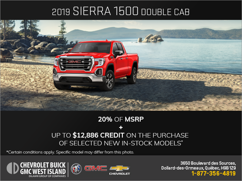 The 2019 GMC Sierra 1500