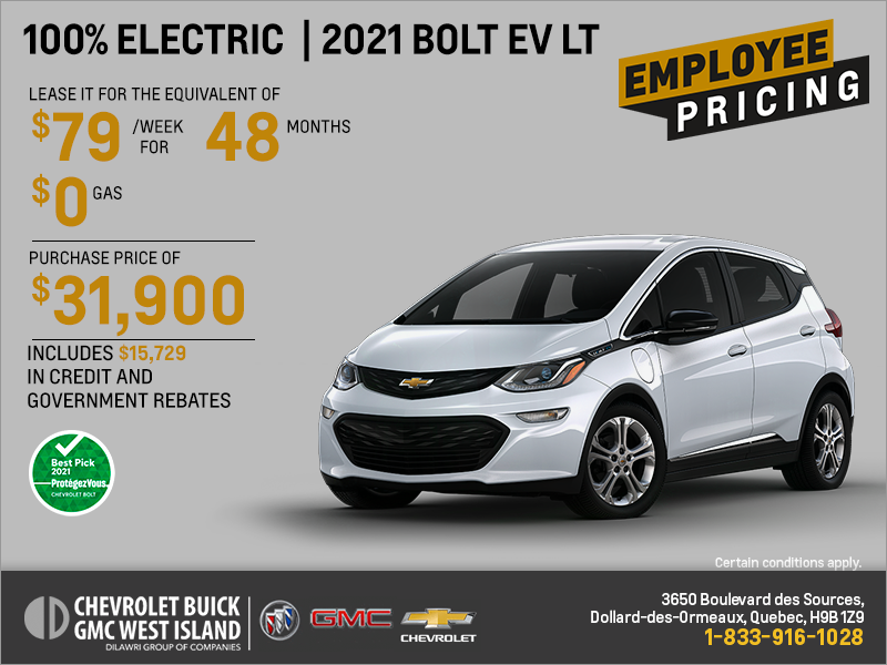 2021 chevy store bolt lt