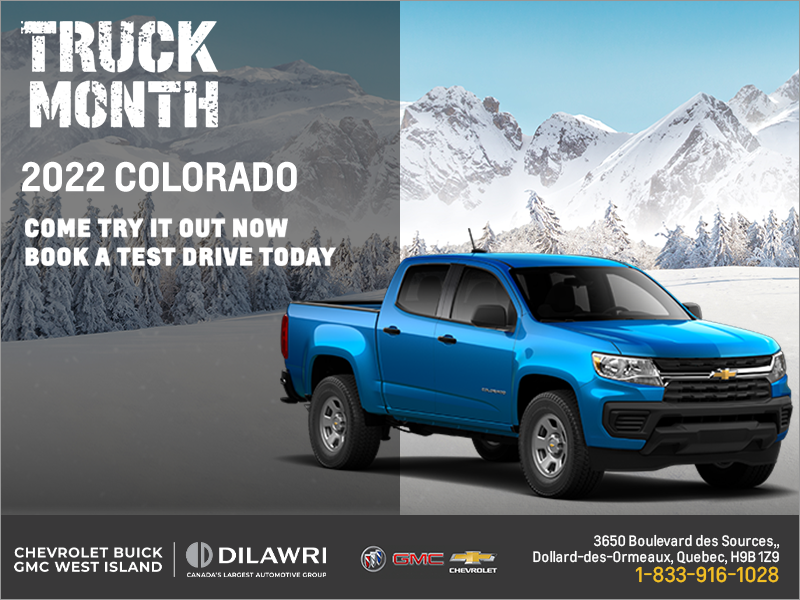 Get the 2022 Chevrolet Colorado