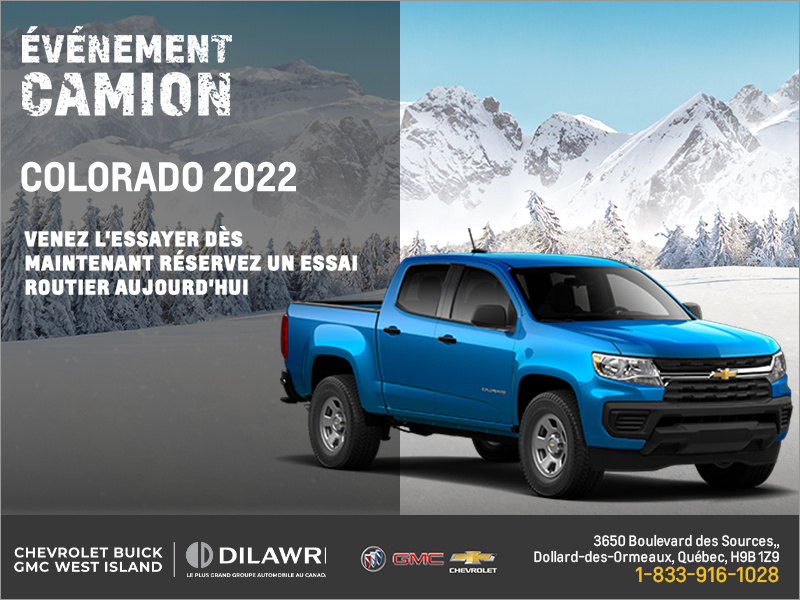 Le Chevrolet Colorado 2022