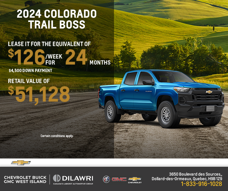 Get the 2024 Chevrolet Colorado