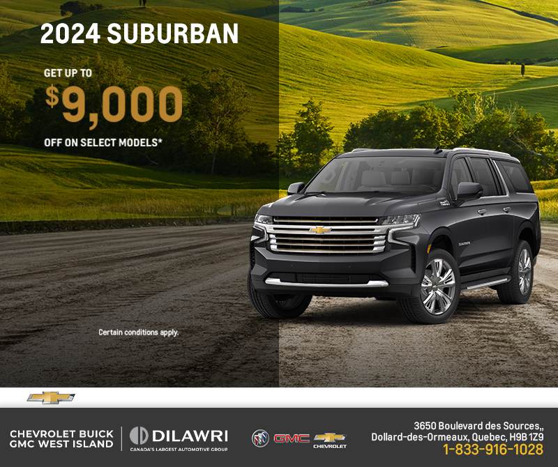 Get the 2024 Chevrolet Suburban