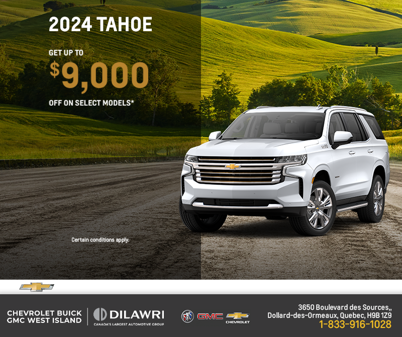 Get the 2024 Chevrolet Tahoe