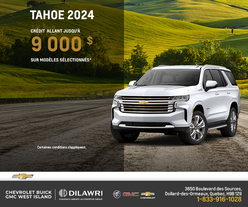 Le Chevrolet Tahoe 2024