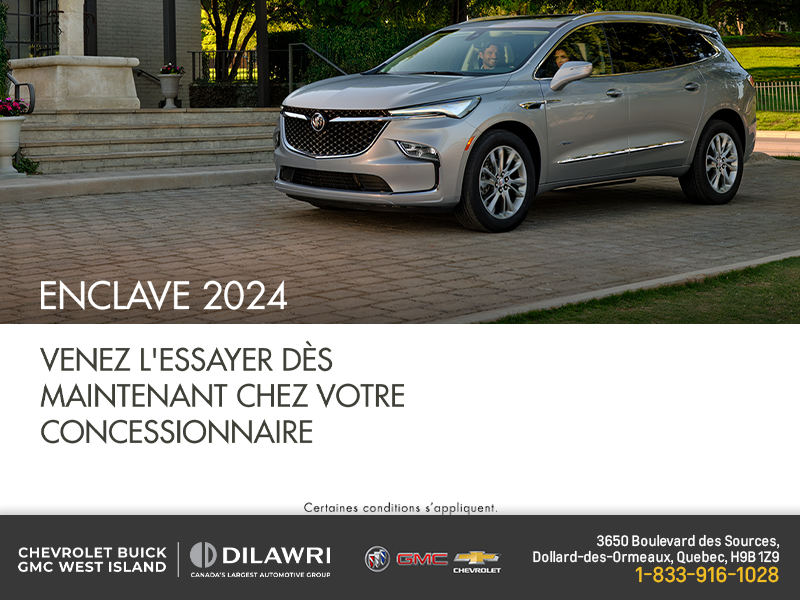 Procurez-vous le Buick Enclave 2024