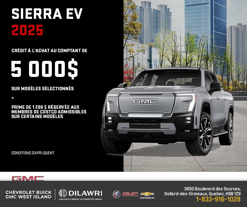 Le GMC Sierra EV 2025
