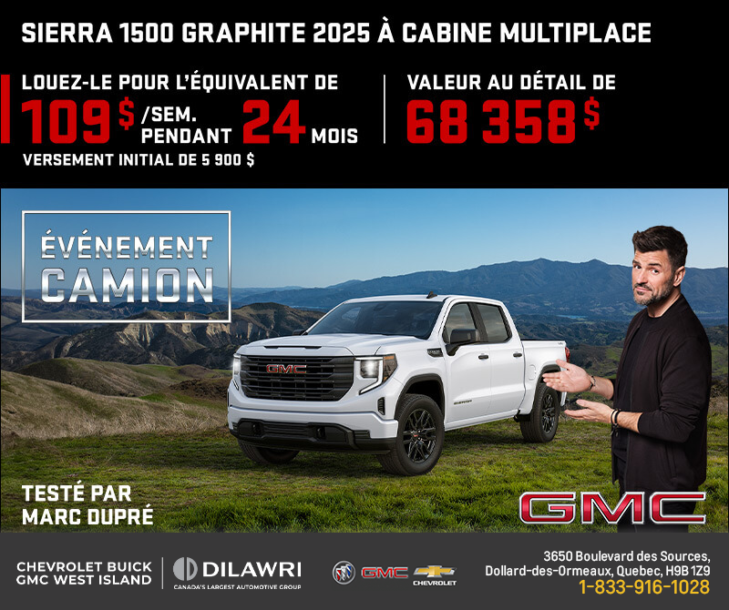 Le GMC Sierra 1500 2025
