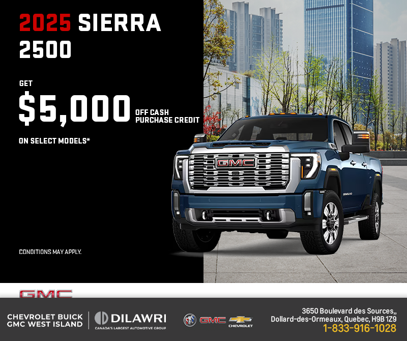 The 2025 GMC Sierra 2500