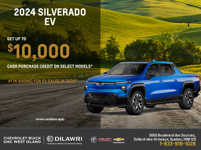 Get the 2024 Chevrolet Silverado EV
