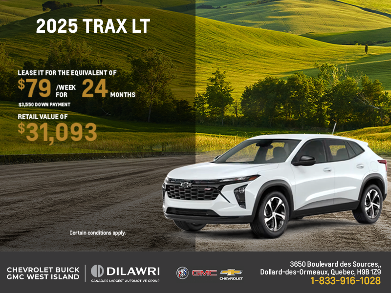 Get the 2025 Chevrolet Trax