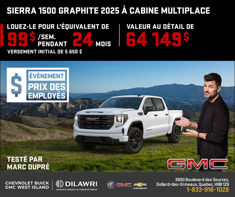 Le GMC Sierra 1500 2025