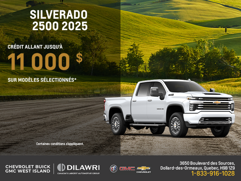 Procurez-vous le Chevrolet Silverado 2500 2025