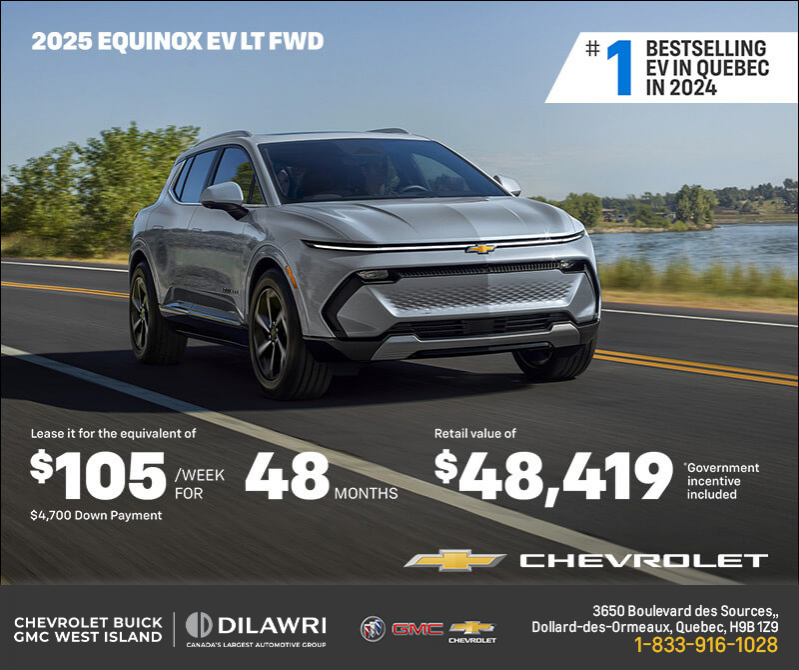 Get the 2025 Chevrolet Equinox EV