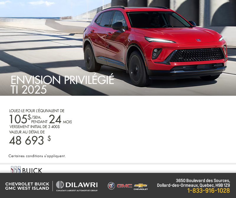 Procurez-vous la Buick Envision 2025