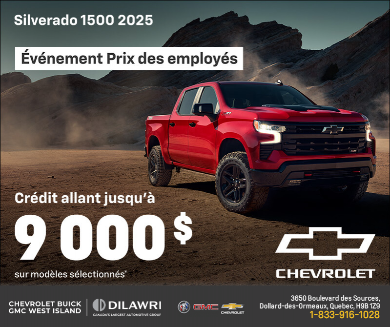 Procurez-vous le Chevrolet Silverado 1500 2025
