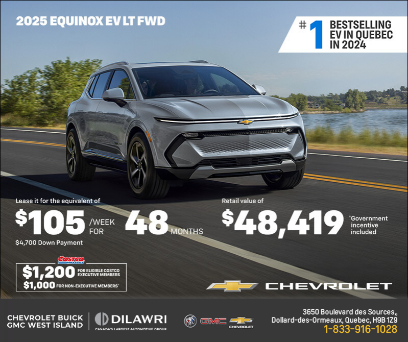 Get the 2025 Chevrolet Equinox EV