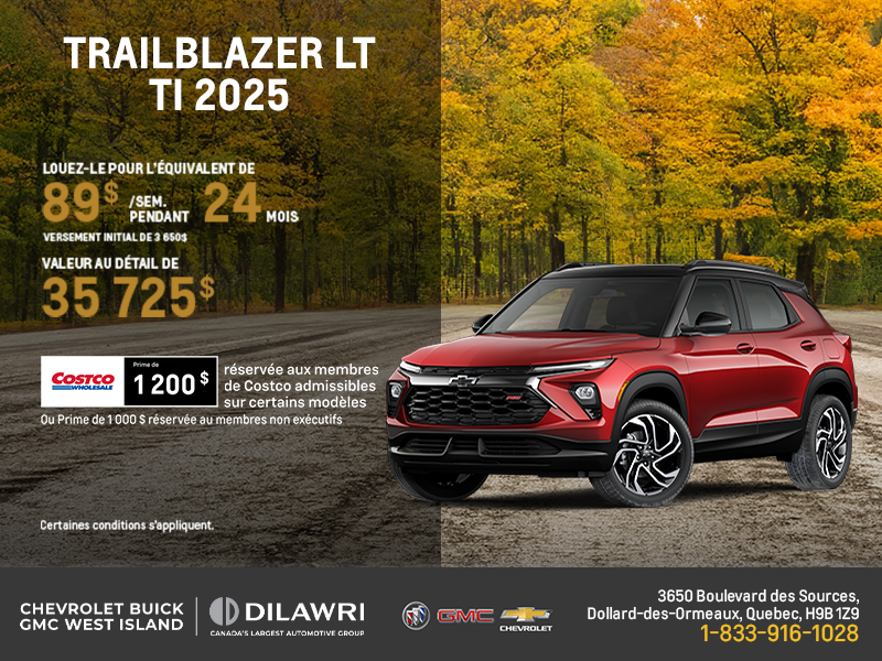 Le Chevrolet Trailblazer LT TI 2026