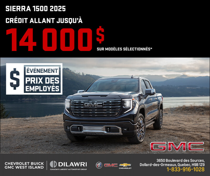 Le GMC Sierra 1500 2025