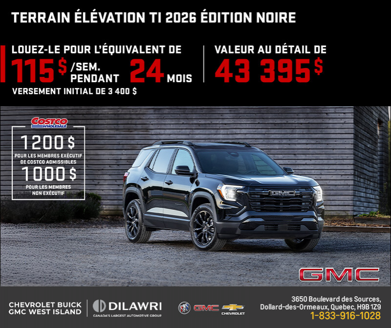 Le GMC Terrain 2026