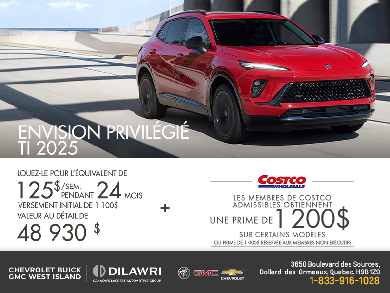 Procurez-vous la Buick Envision Privilégié TI 2025