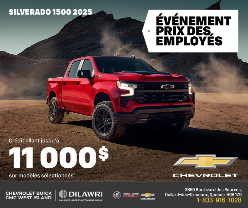 Procurez-vous le Chevrolet Silverado 1500 2025