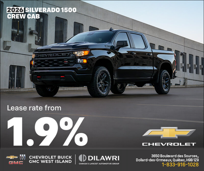 Get the 2026 Chevrolet Silverado 1500