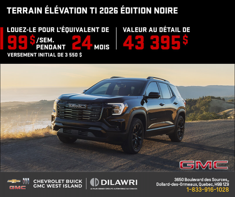 Le GMC Terrain 2026