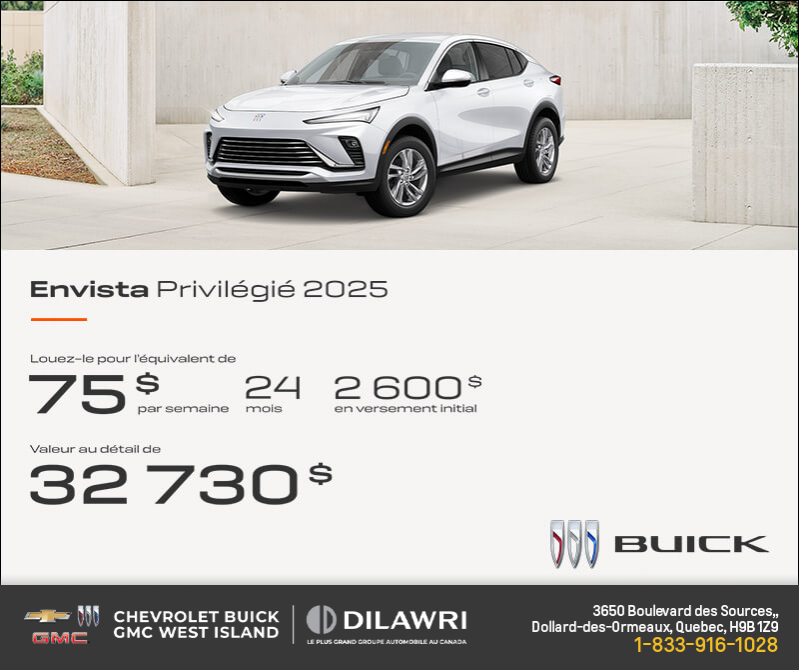 Procurez-vous la Buick Envista 2025