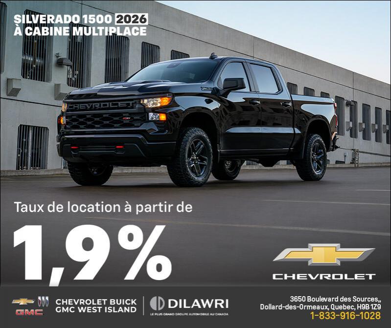 Procurez-vous le Chevrolet Silverado 1500 2026