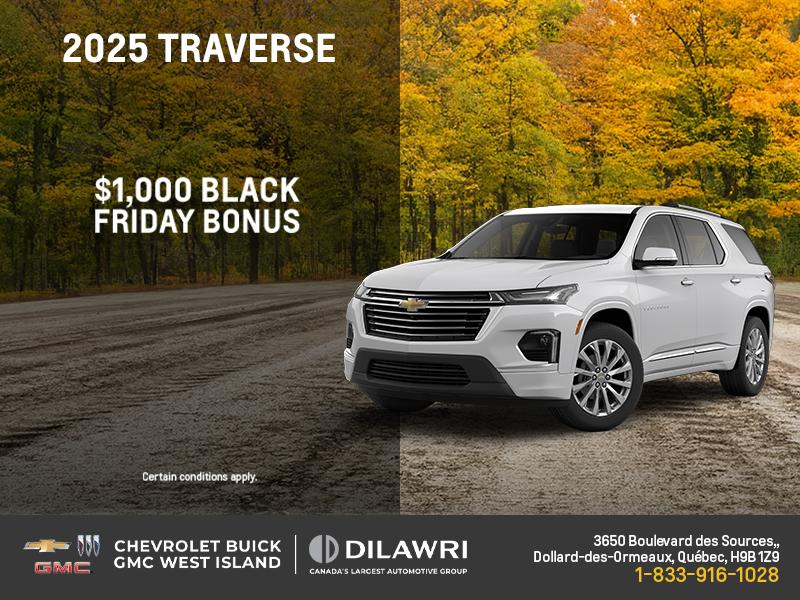Get the 2025 Chevrolet Traverse
