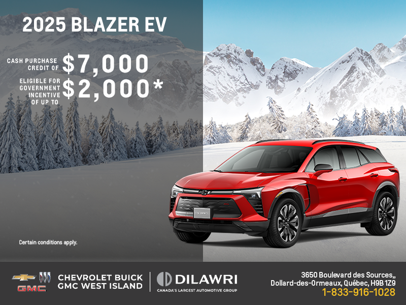 Get the 2025 Chevrolet Blazer EV