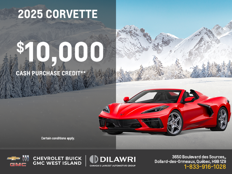 Get the 2025 Chevrolet Corvette