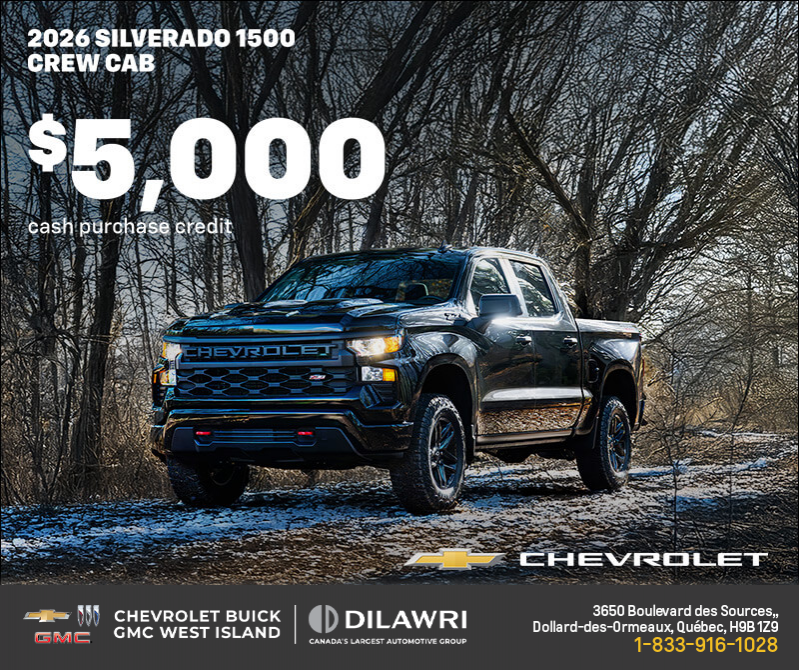 Get the 2026 Chevrolet Silverado 1500