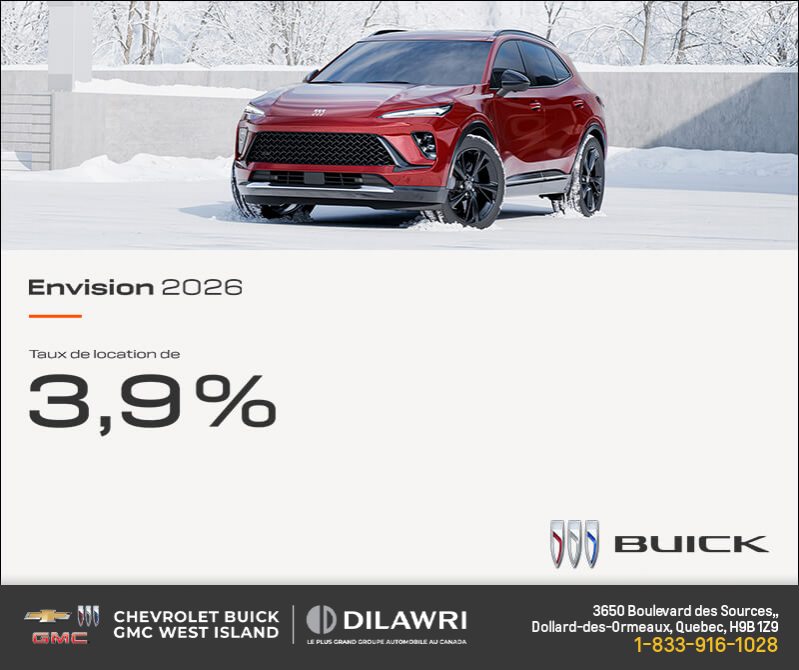 Procurez-vous la Buick Envision 2026