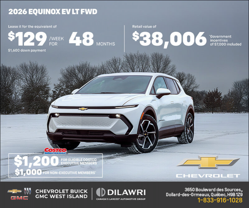 Get the 2026 Chevrolet Equinox EV