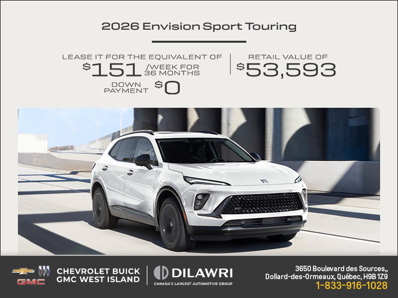 Get the 2026 Buick Envision
