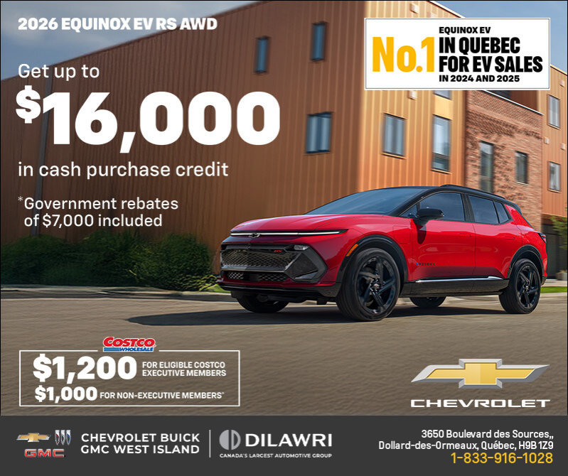 Get the 2026 Chevrolet Equinox EV