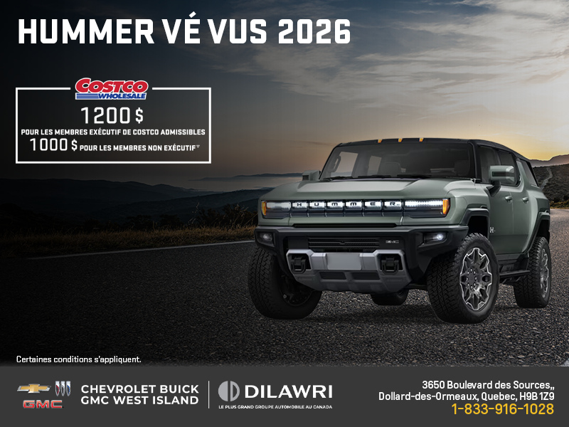 Le GMC Hummer VÉ VUS 2026